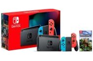 Konsola Nintendo Switch 32GB Czerwono-niebieski + Minecraft