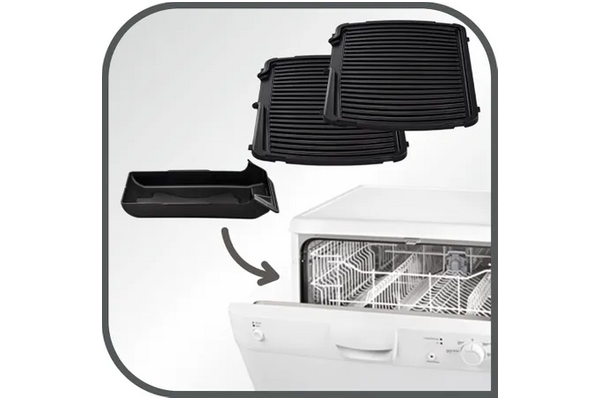Grill elektryczny Stołowy Tefal GC461B34 SuperGrill XL 2400W
