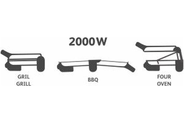 Grill elektryczny Kontaktowy Tefal GC3060 2000W