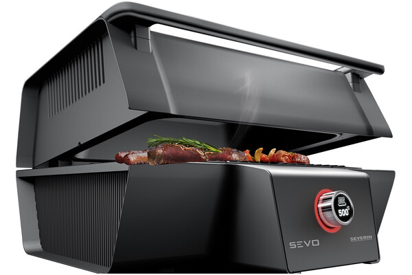 Grill elektryczny Stołowy, Tradycyjny Severin PG8106 Sevo 3000W