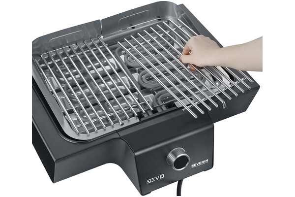 Grill elektryczny Stołowy, Tradycyjny Severin PG8106 Sevo 3000W