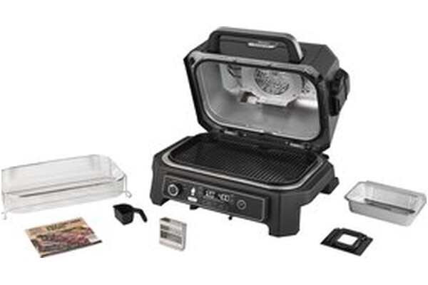 Grill elektryczny Stołowy Ninja OG850EU Woodfire 1600W