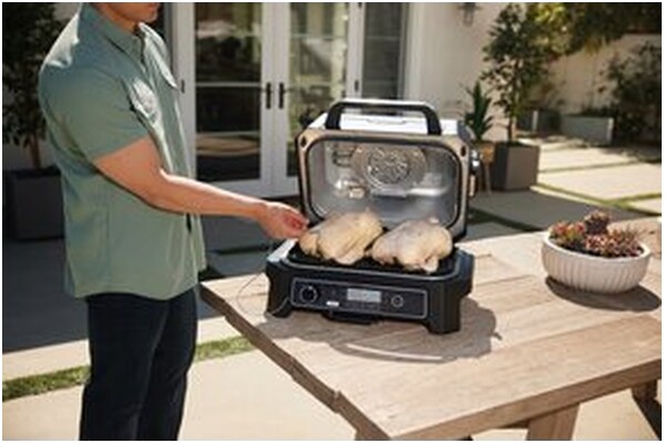 Grill elektryczny Stołowy Ninja OG850EU Woodfire 1600W