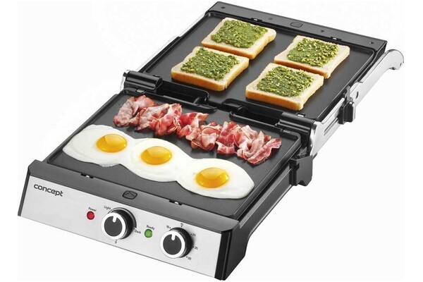 Grill elektryczny Kontaktowy Concept GE2010 3 w 1 2000W
