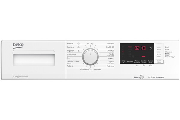 Pralka Beko WUE6612WWE SteamCure 6kg 1200obr./min