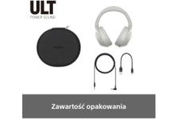Słuchawki Sony WHULT900NW Nauszne Bezprzewodowe biały