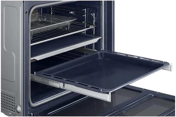 Piekarnik do zabudowy Samsung NV7B5745PAS Dual Cook Flex elektryczny Parowy Inox-czarny