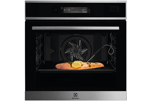 Piekarnik do zabudowy Electrolux EOC9P31WX SteamCrisp elektryczny Parowy Inox-czarny