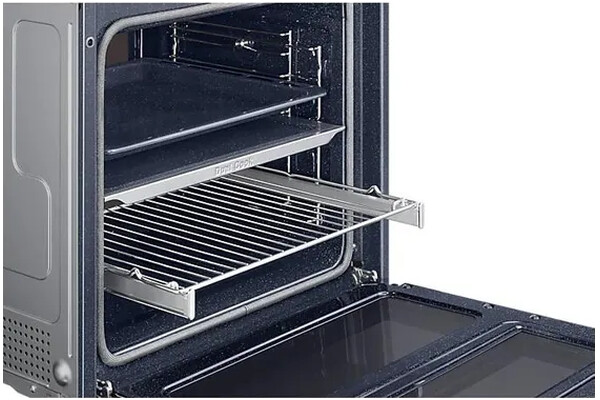 Piekarnik do zabudowy Samsung NV7B4345VAS Dual Cook Flex elektryczny Parowy Inox-czarny