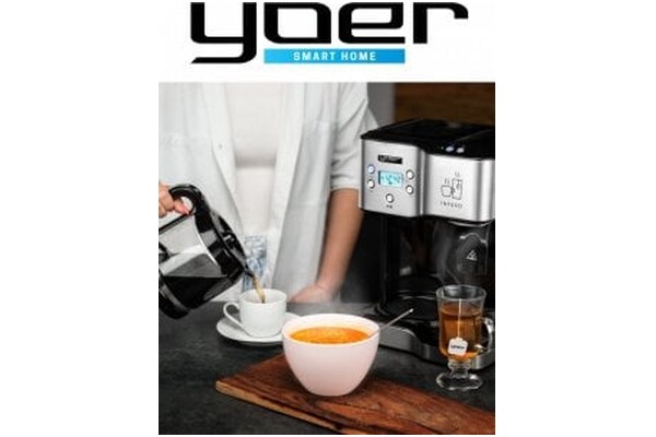 Ekspres Yoer CMW02BK Przelewowy