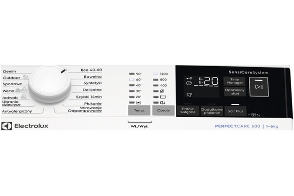 Pralka Electrolux EW6TN4261P SENSICare 6.0kg 1200obr./min
