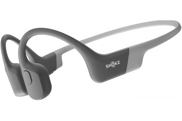 Słuchawki AfterShokz OpenRun Przewodnictwo kostne Bezprzewodowe szary