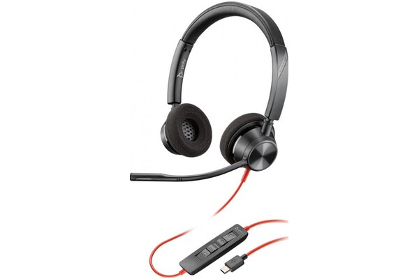 Słuchawki Plantronics BLACKWIRE 3320 Nauszne Przewodowe czarny