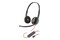 Słuchawki Plantronics BLACKWIRE 3220 Nauszne Przewodowe czarno-czerwony