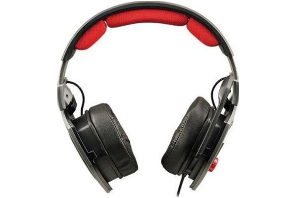 Słuchawki Thermaltake HTRSODIECBK13 Shock 3D Nauszne Przewodowe czerwony