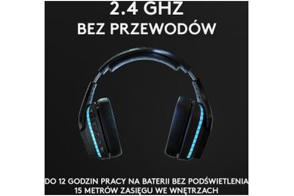 Słuchawki Logitech G935 G Pro X Nauszne Bezprzewodowe niebieski