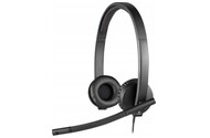 Słuchawki Logitech H570E Nauszne Przewodowe czarny