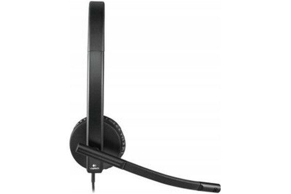 Słuchawki Logitech H570E Nauszne Przewodowe czarny
