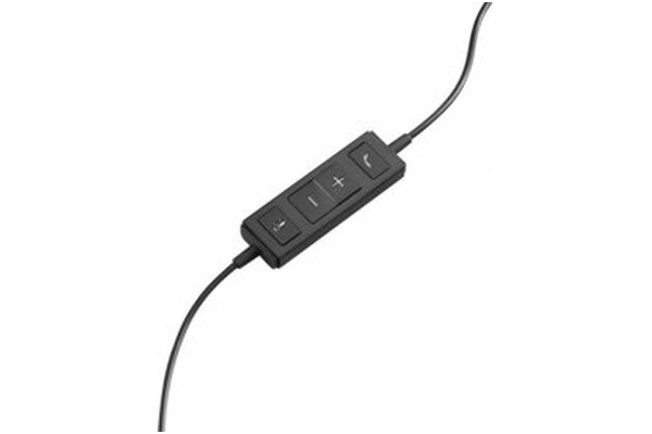 Słuchawki Logitech H570E Nauszne Przewodowe czarny
