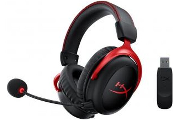 Słuchawki HYPERX Cloud 2 Nauszne Bezprzewodowe czerwony