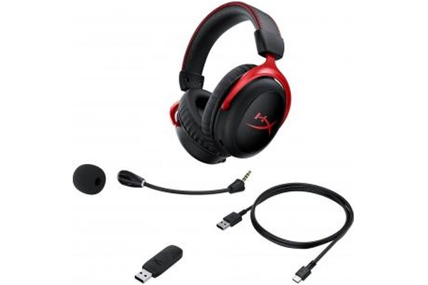 Słuchawki HYPERX Cloud 2 Nauszne Bezprzewodowe czerwony