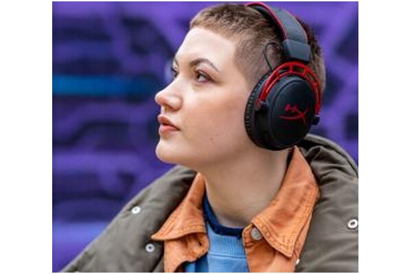 Słuchawki HYPERX Cloud Alpha Nauszne Bezprzewodowe czerwony