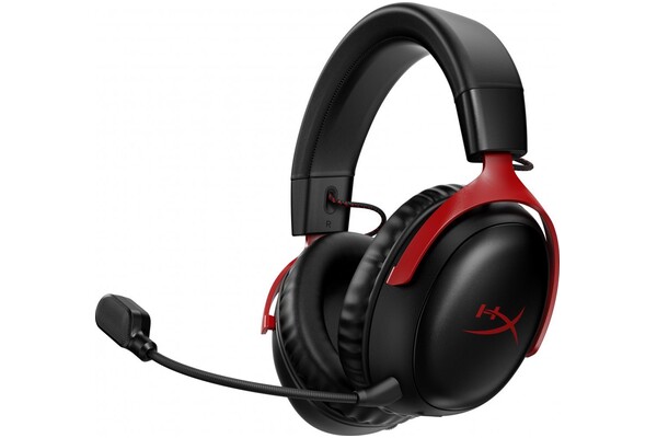 Słuchawki HYPERX Cloud 3 Nauszne Bezprzewodowe czerwony