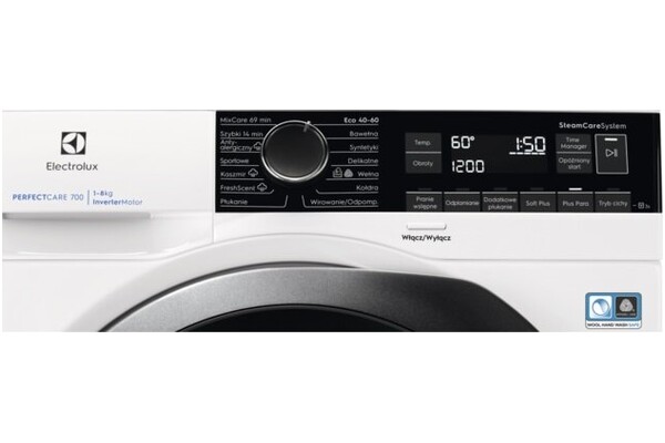 Pralka Electrolux EW7F248ASP SteamCare 8kg 1400obr./min