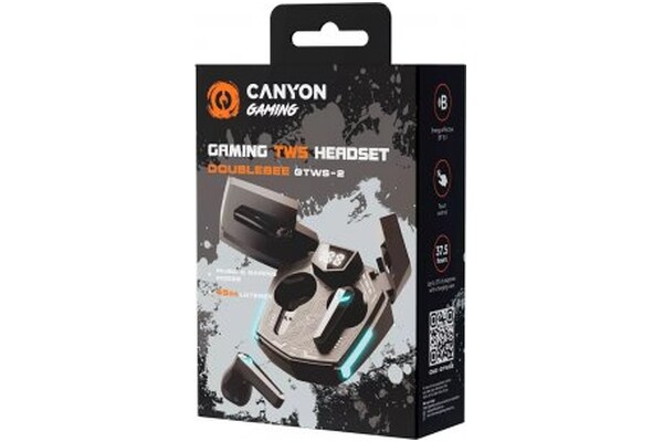 Słuchawki Canyon GTWS2 Douszne Bezprzewodowe czarny
