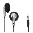 Słuchawki Thomson EAR1115BK Douszne Przewodowe czarno-srebrny