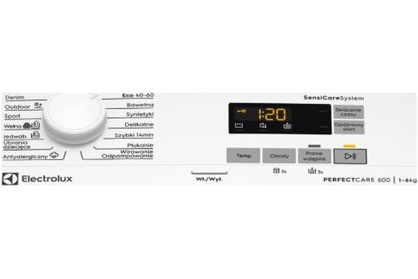Pralka Electrolux EW6TN25061FP SENSICare 6kg 1000obr./min