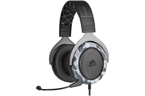 Słuchawki CORSAIR HS60 Haptic Nauszne Przewodowe szary
