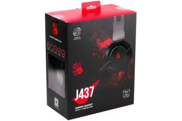 Słuchawki A4TECH J437 Bloody Nauszne Przewodowe zielony