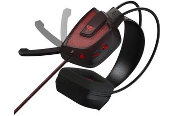 Słuchawki Patriot V360 Viper Nauszne Przewodowe czerwony