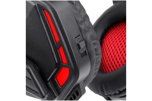 Słuchawki Redragon H220 Themis Nauszne Przewodowe czerwony