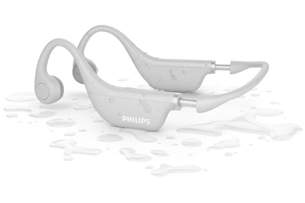 Słuchawki Philips TAK4607GY Przewodnictwo kostne Bezprzewodowe szary