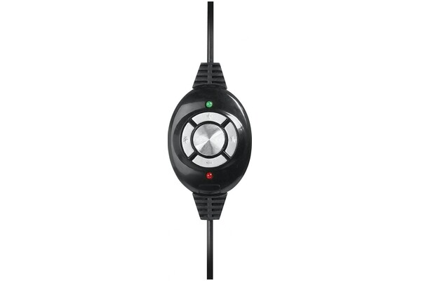 Słuchawki Media-Tech MT3574 Nemesis Nauszne Przewodowe czarno-czerwony
