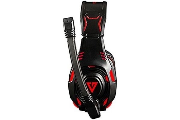 Słuchawki MODECOM MC832 Volcano Ghost Nauszne Przewodowe czarno-czerwony