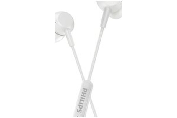 Słuchawki Philips TAE5008WT00 Dokanałowe Przewodowe biały