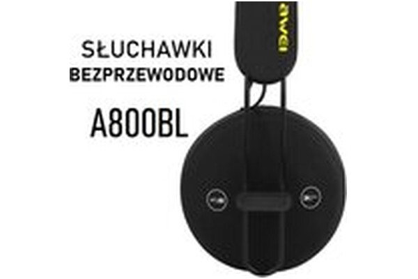 Słuchawki Awei A800BL Nauszne Bezprzewodowe czarny