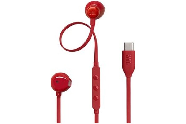 Słuchawki JBL Tune 305 Douszne Przewodowe czerwony