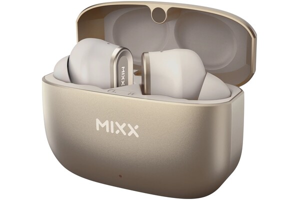 Słuchawki MIXX StreamBuds Custom 1 Dokanałowe Bezprzewodowe Szaro-złoty
