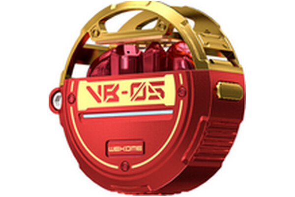 Słuchawki WEKOME VB05 Vanguard Series Douszne Bezprzewodowe czerwony