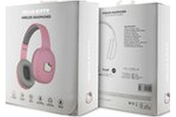 Słuchawki Hello KItty HKBHA1BKHLMP Nauszne Bezprzewodowe różowy