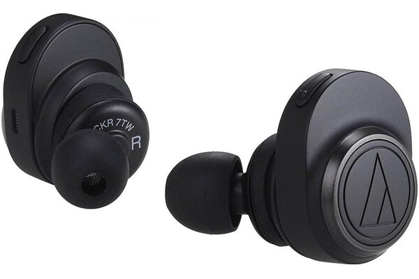 Słuchawki AUDIO-TECHNICA ATHCKR7TWBK Dokanałowe Bezprzewodowe czarny