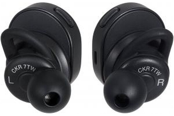 Słuchawki AUDIO-TECHNICA ATHCKR7TWBK Dokanałowe Bezprzewodowe czarny