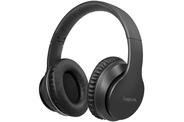 Słuchawki LogiLink BT0053 Nauszne Bezprzewodowe czarny