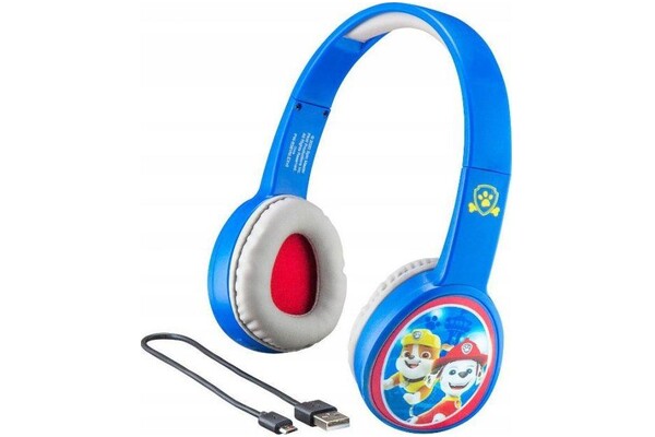 Słuchawki eKids PWB36VM Psi Patrol Nauszne Bezprzewodowe niebieski