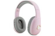 Słuchawki Hello KItty HKBHA1BKHLMP Metal Logo Oval Shape Nauszne Bezprzewodowe Różowo-szary