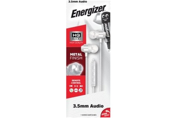 Słuchawki Energizer CIA10 Classic Dokanałowe Przewodowe